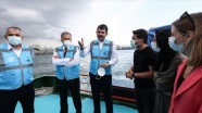 Bakan Kurum: Marmara Denizi&#039;nden 12 günde 4 bin 555 metreküp müsilaj temizlendi
