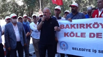 Bakırköy Belediyesinde işten çıkarmalar protesto edildi
