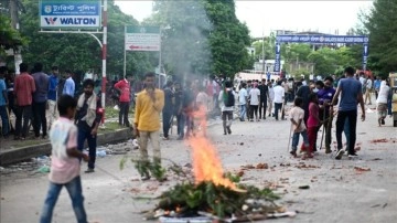 Bangladeş'te "kamuda kontenjan" kararı protestolarında 75 kişi öldü