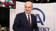 Başbakan Yardımcısı Kurtulmuş AA standını ziyaret etti