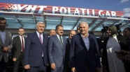 Başbakan Yıldırım, Ankara'ya yüksek hızlı trenle döndü