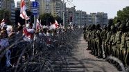 Belarus’ta protestocular Cumhurbaşkanlığı Sarayı&#039;na yürümek istedi