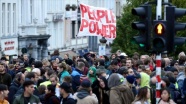 Belçika&#039;da polis şiddeti protestosu