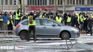 Belçika'da 'sarı yelekliler'in protestosu