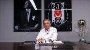 Beşiktaş Kulübü Başkanı Çebi, siyah-beyazlı taraftarlara destek çağrısı yaptı