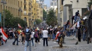 Beyrut&#039;ta güvenlik güçleri protestoculara müdahale etti