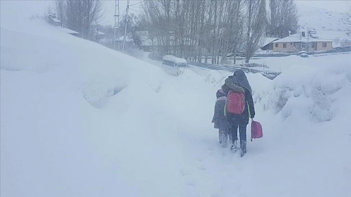 Bingöl ve Tunceli'de kar yağışı nedeniyle taşımalı eğitime 1 gün ara verildi