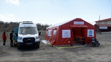 Bingöl'de UMKE, olası afetlerde kuracağı çadırlarda acil servis hizmeti sunacak