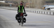 Bisikletiyle Japonya’ya giden İngiliz, Türkiye rotasında