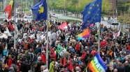 Brüksel'de hükümet karşıtı protesto