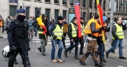 Brüksel’de Sarı Yelekliler protestosuna polis engeli