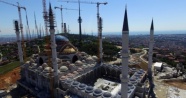 Çamlıca Camii'nin kubbesinin beton dökümüne başlandı