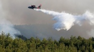 Çanakkale&#039;deki orman yangını kontrol altına alma çalışmaları sürüyor