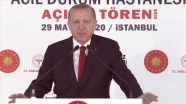 CANLI- Erdoğan: Türkiye yeni imkanlar üreterek farklı bir konuma gelmiştir