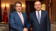 Çavuşoğlu, Alman mevkidaşı Gabriel ile görüştü