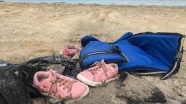 Çeşme&#039;de teknenin batması sonucu ölen çocuklardan geriye ayakkabıları kaldı