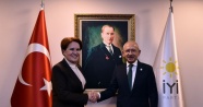 CHP Genel Başkanı Kemal Kılıçdaroğlu, Akşener'i ziyaret etti