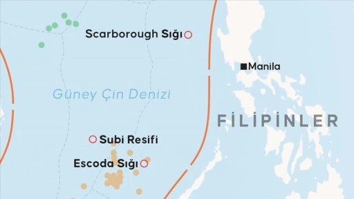 Çin ve Filipinler arasında Güney Çin Denizi'nde gerilim