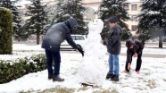 Çorum'da eğitime kar engeli