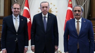 Cumhurbaşkanı Erdoğan, Almanya Federal Başsavcısı Frank'ı kabul etti