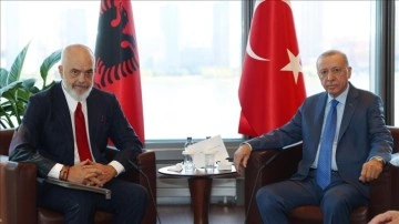 Cumhurbaşkanı Erdoğan, Arnavutluk Başbakanı Edi Rama'yı kabul etti