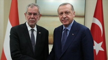 Cumhurbaşkanı Erdoğan, Avusturya Cumhurbaşkanı Van der Bellen ile bir araya geldi