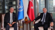 Cumhurbaşkanı Erdoğan, BM 75. Genel Kurul Başkanlığını yapan Bozkır&#039;ı kabul etti