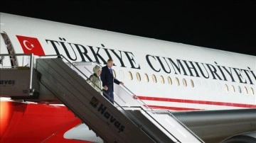 Cumhurbaşkanı Erdoğan, BM 77. Genel Kuruluna katılmak üzere ABD'ye geldi