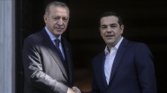 Cumhurbaşkanı Erdoğan Çipras ile görüştü