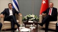 Cumhurbaşkanı Erdoğan Çipras ile görüştü