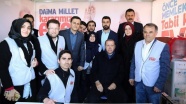 Cumhurbaşkanı Erdoğan halk oylaması stantlarını ziyaret etti