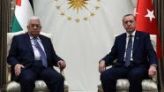 Cumhurbaşkanı Erdoğan ile Filistin Devlet Başkanı Abbas görüştü