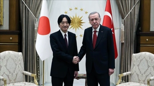 Cumhurbaşkanı Erdoğan, Japonya Veliaht Prensi Akishino'yu kabul etti