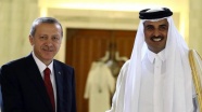 Cumhurbaşkanı Erdoğan Katar Emiri Al Sani'yle görüştü