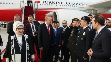 Cumhurbaşkanı Erdoğan, Katar'a geldi