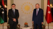 Cumhurbaşkanı Erdoğan, Libya Başbakanı Serrac'ı kabul etti