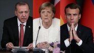 Cumhurbaşkanı Erdoğan, Macron ve Merkel ile telefonda 'İdlib ve ırkçı saldırıları' görüştü