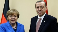 Cumhurbaşkanı Erdoğan, Merkel ile görüştü