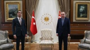 Cumhurbaşkanı Erdoğan, Muhsin Yazıcıoğlu'nun oğlu Fatih Furkan Yazıcıoğlu'nu kabul etti