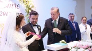 Cumhurbaşkanı Erdoğan nikah törenine katıldı