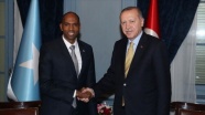 Cumhurbaşkanı Erdoğan, Somali Başbakanı Hayri'yi kabul etti