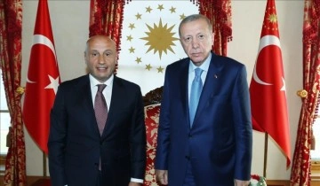 Cumhurbaşkanı Erdoğan, TİM Başkanı Mustafa Gültepe'yi kabul etti