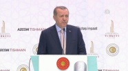 Cumhurbaşkanı Erdoğan Türkevi binasının temel atma töreninde konuşuyor