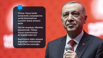 Cumhurbaşkanı Erdoğan &quot;Türkiye Yüzyılı&quot; vizyonunu açıkladı