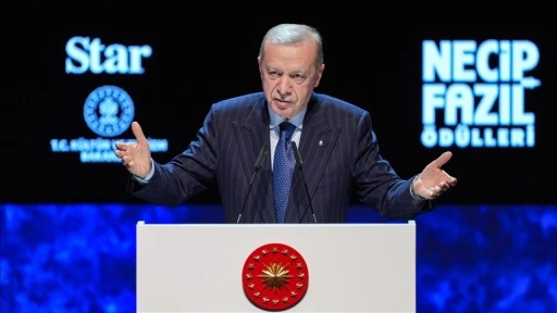 Cumhurbaşkanı Erdoğan: Üstat Necip Fazıl, davamızın abide isimlerinden biriydi