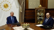 Cumhurbaşkanı Erdoğan YÖK Başkanı Saraç'ı kabul etti