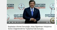 Davutoğlu'nun Youtube'daki ilk videosu aday öğretmenlere verdiği ders oldu