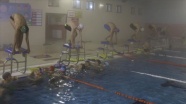 Denizsiz kış kentinde geleceğin şampiyon yüzücüleri yetişiyor