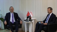 Dışişleri Bakanı Çavuşoğlu ile KKTC&#039;li mevkidaşı Ertuğruloğlu görüştü