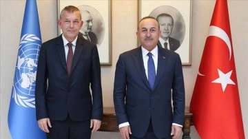 Dışişleri Bakanı Çavuşoğlu, UNRWA Genel Komiseri Lazzarini’yi kabul etti